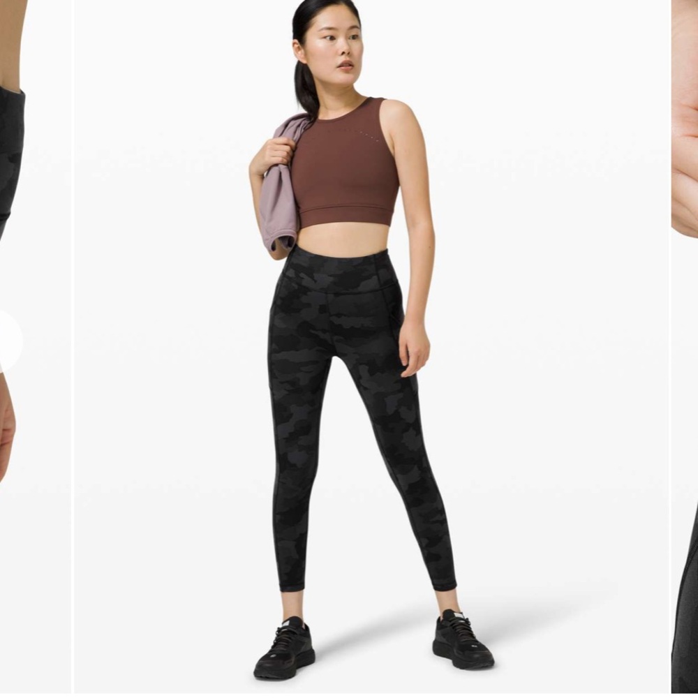 NWOT Lululemon Invigorate High-Rise Crop 23"
Heritage 365 Camo Deep Coal Multi